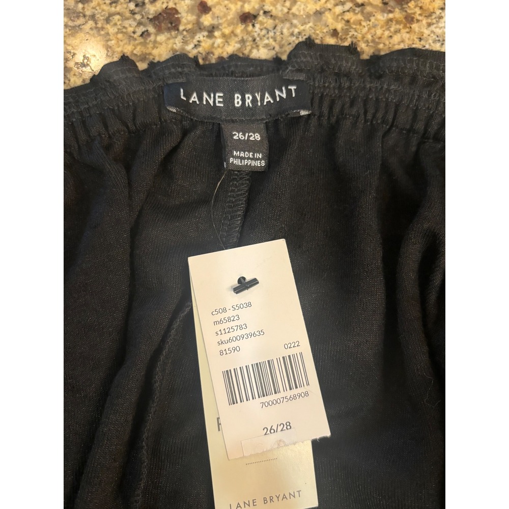 NWT Lane Bryant Short Blouson-Sleeve‎ Elastic-Waist Knit Top Size 26/28 - Picture 8 of 8